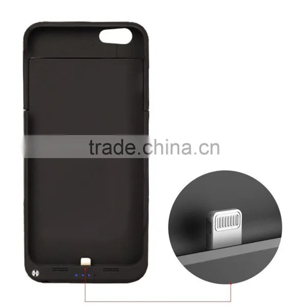 Wholesale Stand Protective External Backup Battery Case for IPhone 6 With Kickstand , Portable Power Bank Case for IPhone 6 photo-5