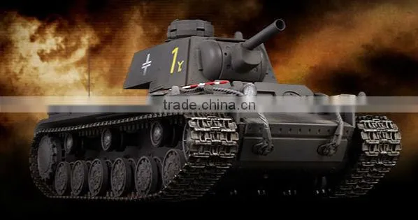 Pz.753(r) German Captured Grey Airsoft BB VS RC 1/24 Battle Tank