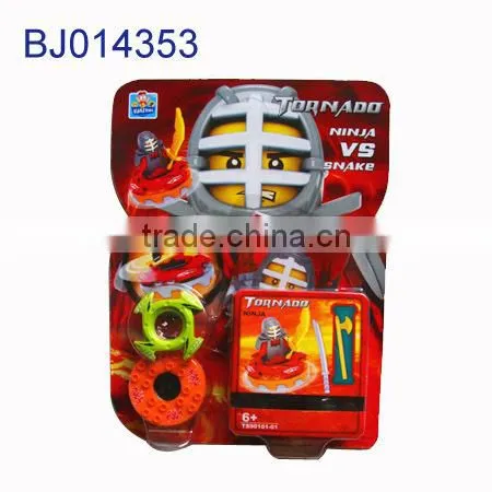 Happy Kids Toy Creative Intelligent Block House/ Diy Ninja House and Top photo-3