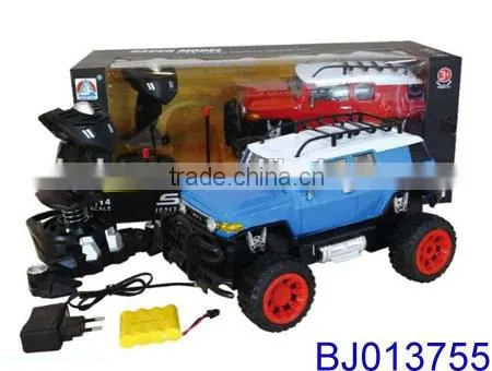 Best Kid Toy Yellow Remote Control Car Cross Country Car 4ch Big Wheels rc Car Kit photo-4
