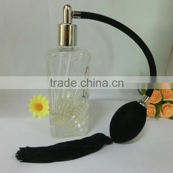 Simple Glass Perfume Bottle With Atomizer photo-2