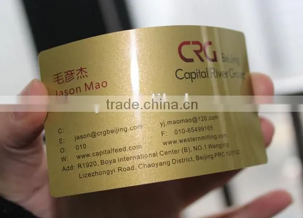 China Supplier PVC Business Card/PVC Transparent Business Cards Thickness photo-3