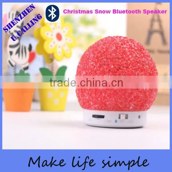 Cheap Gift Crystal Snowball Bluetooth Speaker With TF Card photo-3
