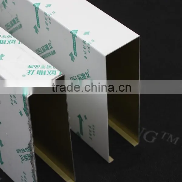 Weather Resistant U Aluminum Interior Baffle Linear Ceiling Material photo-6