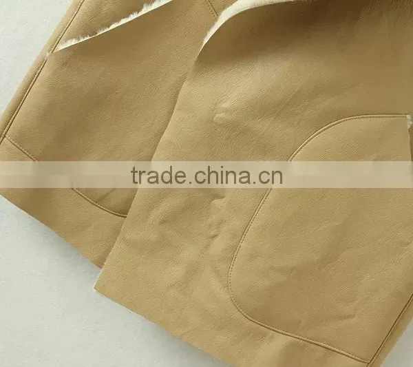 Cheap China Wholesale Clothing Collar Frizzled Feather Vest photo-6