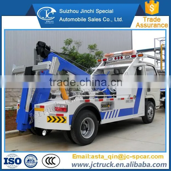 Diesel Engine Type and Turbocharger Type 4t Light Duty Wrecker Towing Truck Sale