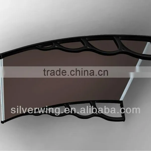 Economic Outdoor DIY Polycarbonate Plastic Awning Rain Door Cover photo-4
