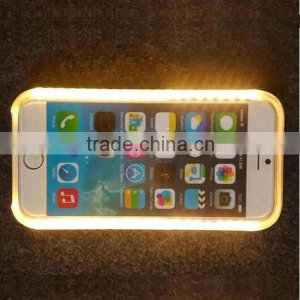 ABS+PC Selfie Light up Led Phone Case Led Cell Phone Case photo-2
