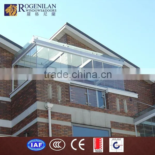 ROGENILAN All Kinds Customized Double Insulated Glass Glass Soundproof Frosted Sliding Glass Room Dividers photo-4