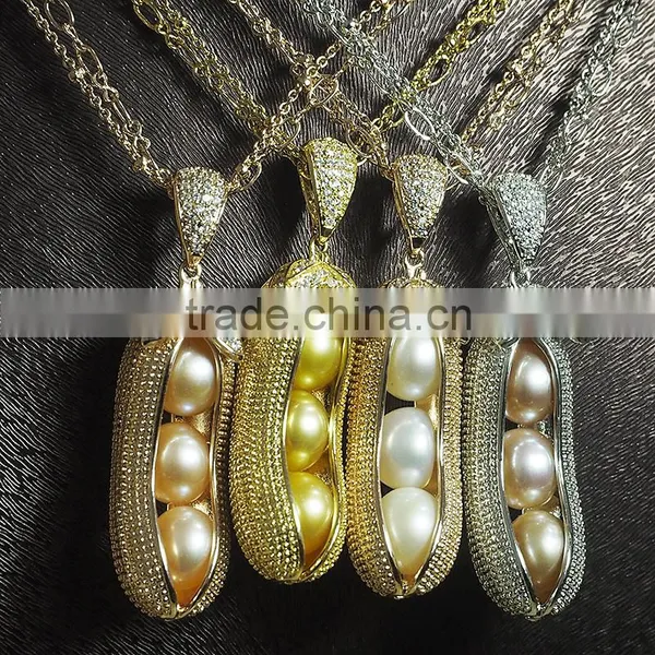 Peanut Pearl Pendant