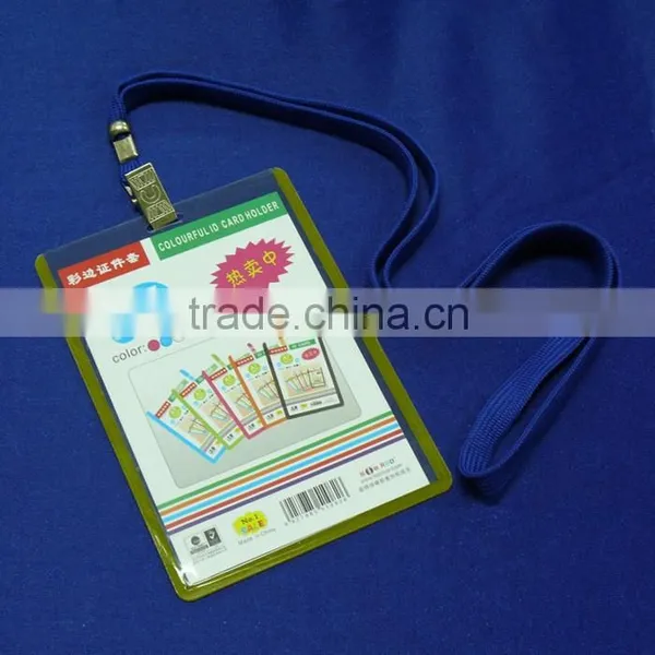 id Badge Business Card Holder Plastic Vertical Work Credit Card Holders photo-4