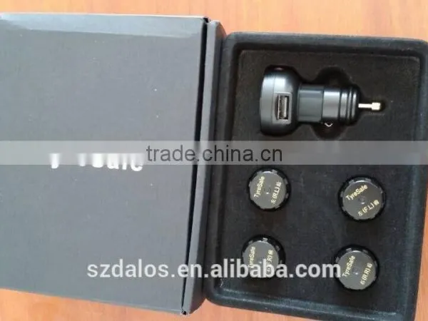 TPMS Tyre Pressure Monitoring System With 4 External Sensors Cigarette Lighter photo-6