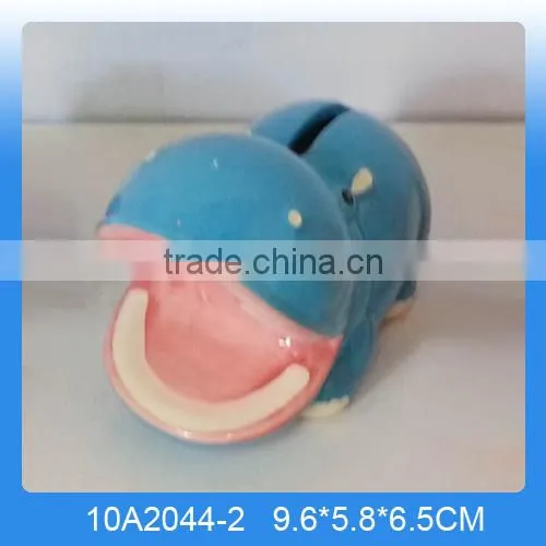 2016 New Arrival Lovely Painting Ceramic Sea Horse Money Bank,Ceramic Money Box,Ceramic Coin Bank photo-2