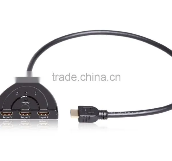 Protech Https 3 Ports Hdmi Switch 3x1 Pigtail Type With 3D Support 1080P V1.3 pa Systems photo-2