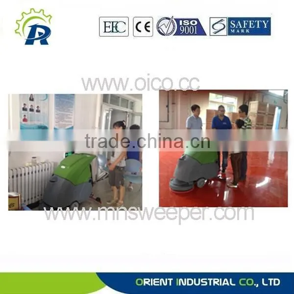 Working Speed 5km/h Vacuum Soak Scrubbing Machine Washing Cars Hand Propelled Washing Sucking Dry Machine photo-2