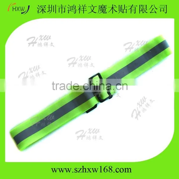 Light Weight Fully Adjustable High Visibility Reflective Elastic Running Belt photo-5