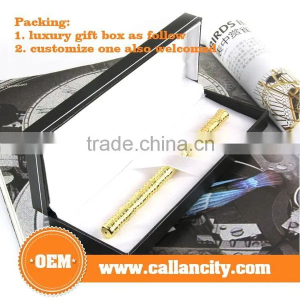 Luxurious Custom Shape Gold Diamond Pen &engraved Gold Pens photo-6