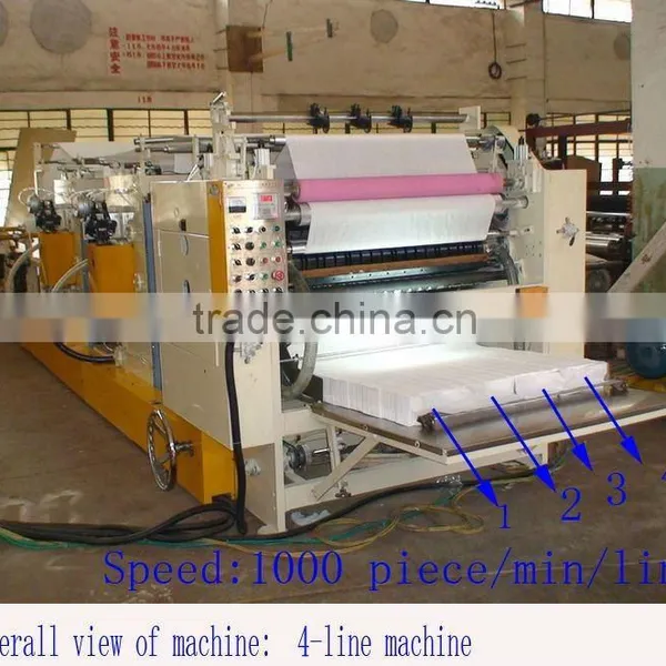 High Efficiency Automatic Box Facial Paper Production Machinery