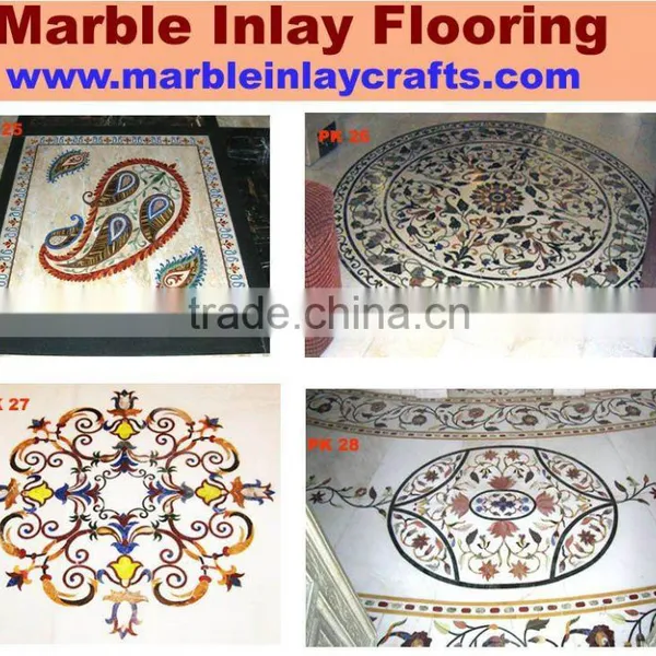 Marble Inlay Flooring , Marble Inlay Floor Pattern