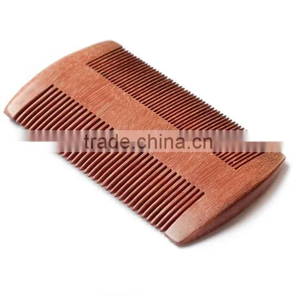 2016 Health Care Mustache& Beard Sandalwood Comb Wood Hair Lice Comb photo-3