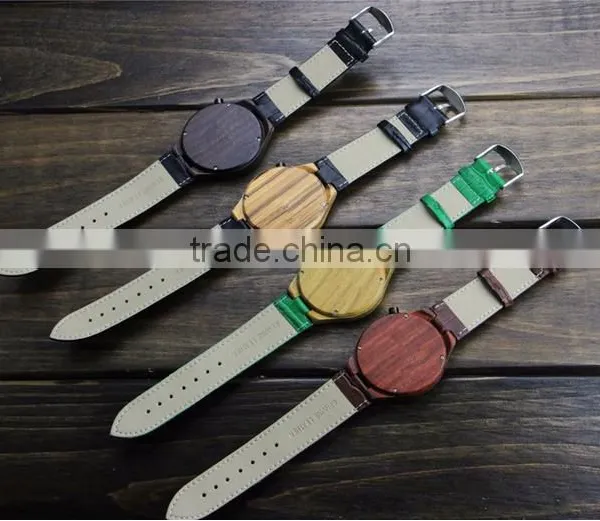 New! 2016 Japan Movt Quartz Watches Ladies Wholesale Wood Watch photo-5