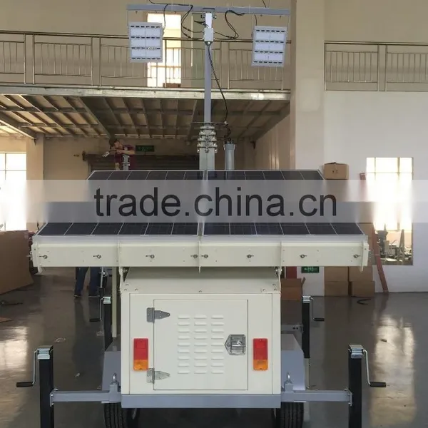 Chinese Mobile Telescopic LED Light Tower portable lighting solution lighting tower