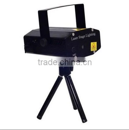 Black Mini Projector DJ Disco Light / Mini Laser Disco Lights / Laser Stage Lighting photo-3