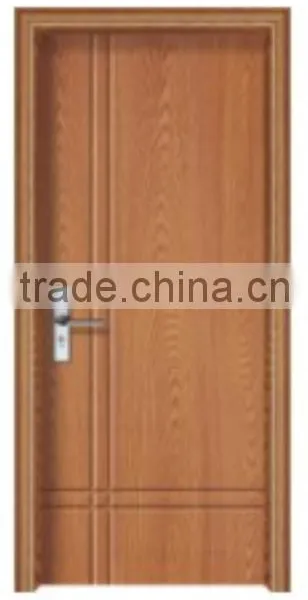 Modern House Pvc Bathroom Door Price India Flat Wood Door photo-3