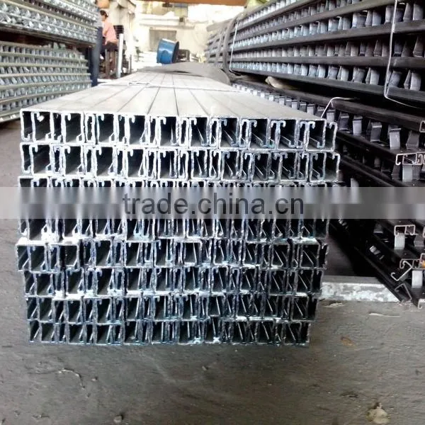 Steel c Channel Sizes 41*21;41*41;41*62;41*72;41*82 Hot Dipped Galvnised photo-2