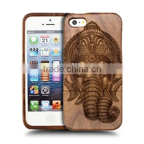 Animel Sex Girl Mobile Phone Case,Wooden Cell Phone Case With Walnut Wood Color photo-4