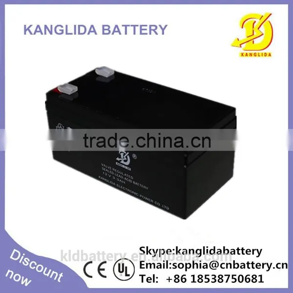 Rechargeable Deep Cycle Sealed Lead Acid Battery 12v3.3ah for Intercom System photo-2