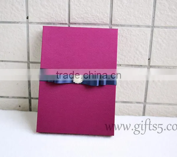 Decorative Wedding Invitation Card Box With Bowknot photo-5