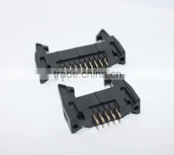 2.54mm Black Big Latch V/t Ejector Header Connector 6~64pin photo-4