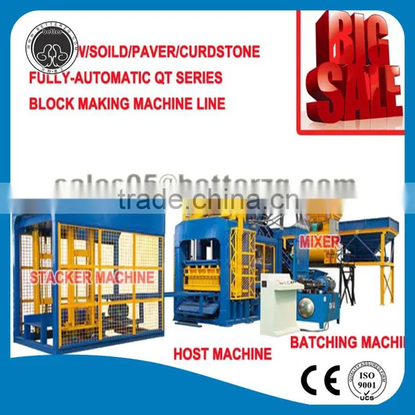 Henan Better Concrete International Block Machines Pakistan Interlocking Bricks Machine QT4-15 photo-3