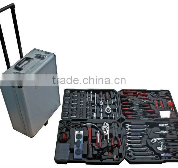 Aluminium Trolley Case 186pcs Hand Tool Set photo-2