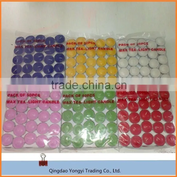 Scented and Colored Tealight Candle in Plastic Cup photo-4