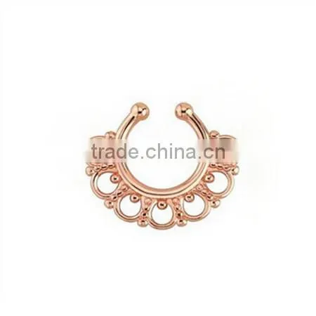 American&European Style New Fashion Fake Nose Ring Non Piercing Nose Ring photo-5
