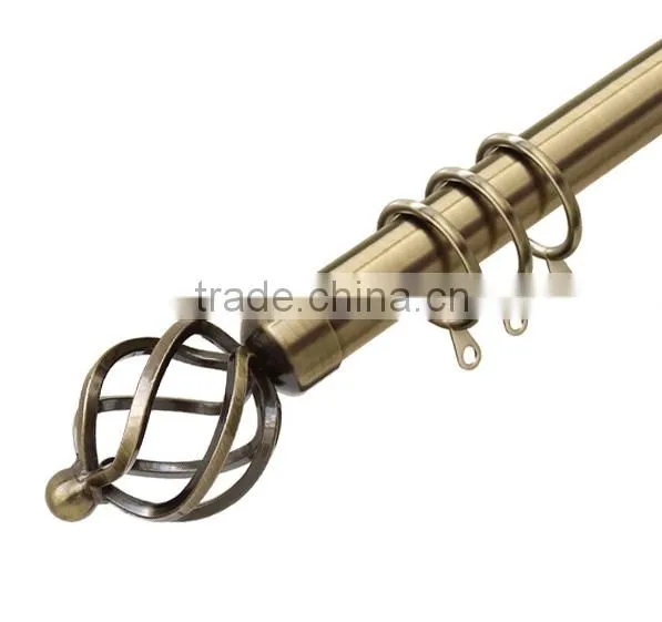 Brass Tubing Finials,Brass Finials For Curtain Poles,Curtain Drapery Rod Modern Finials