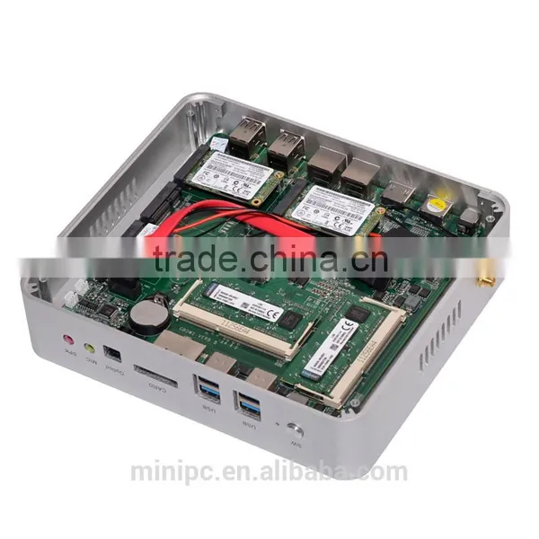 Fanless Mini Desktop Computeri5 5200u Gaming Desktop PC photo-5