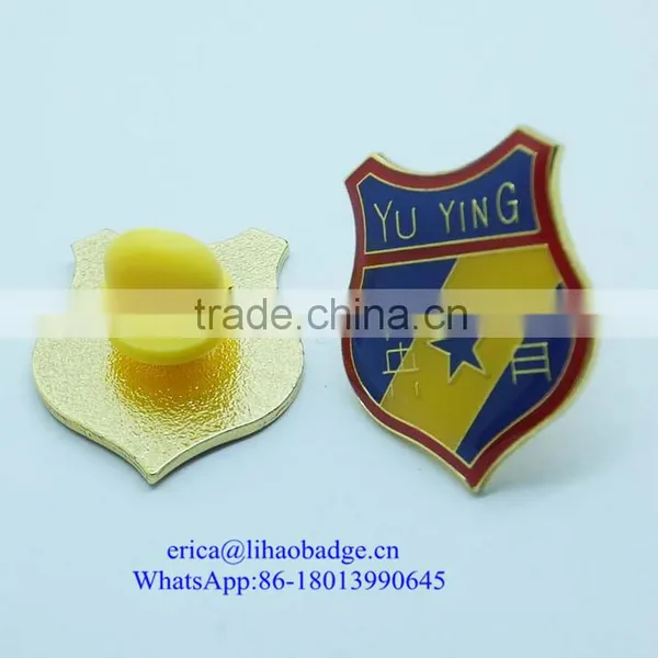Custom Cheap Soft Enamel Metal Security Badges Lapel Pin No Minimum photo-2