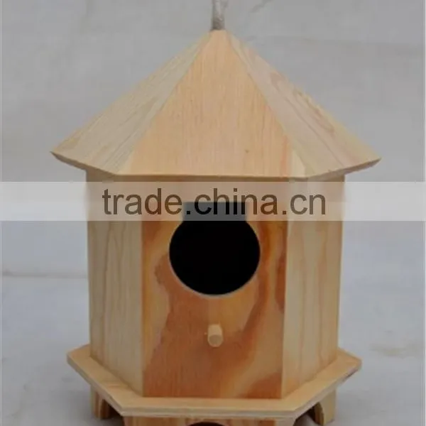 Pine Wooden Bird House,pet Nest,pet Bird House photo-5