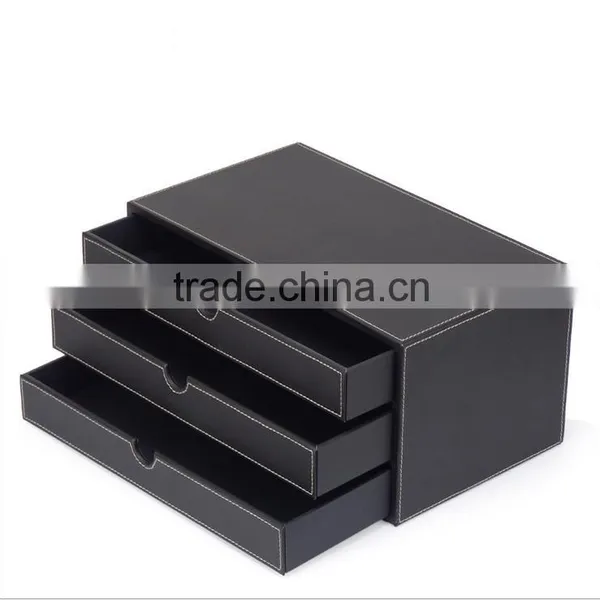 Best Selling Products Office Multipurpose Storage Box, Leather Storage Box photo-3