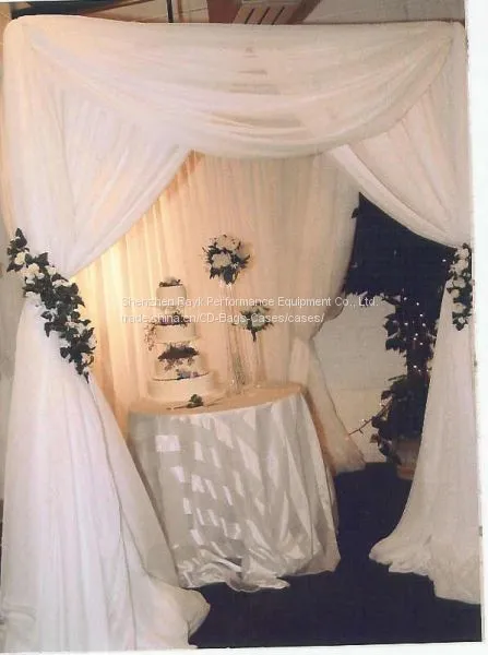 Portable Pipe and Drape Kit for Wedding Backdrop photo-5