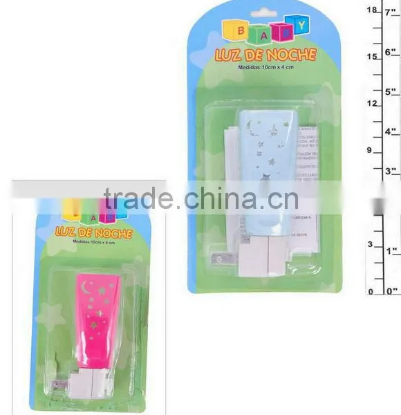 Hot selling ABS star moon plastic mini promotion night light 2013 with UL
