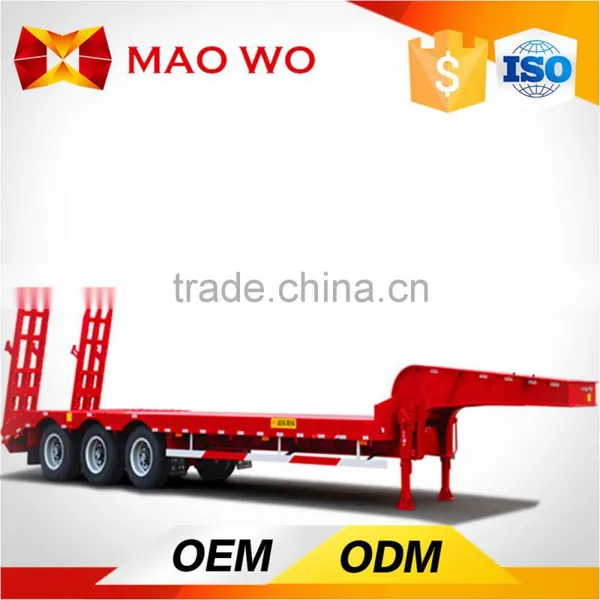 China Manufacturer Axles Trailer and Goose Neck Horse Low Loader Trailer For Sale photo-2
