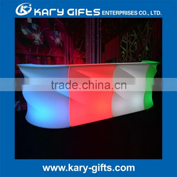 Commercial LED Plastic Bar Counters / Outdoor Movable Bar Counter photo-4