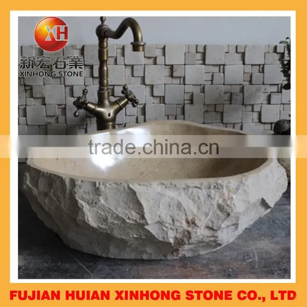 Irregular Shape Stone Wash Basin in Good Design photo-2