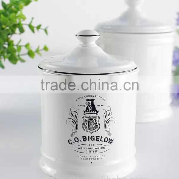 2017 New Arrival Custom Design & Logo Ceramic Storage Sugar Pot photo-6