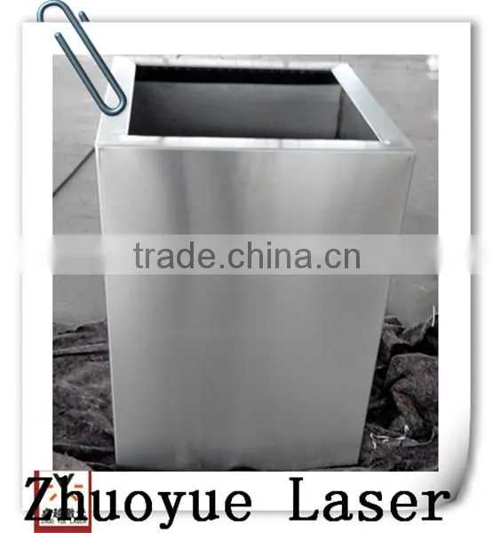 Hot Saled Customized Galvanized Stainless Steel Flower Pot/ Outdoor Rectangular Planter Box for Garden