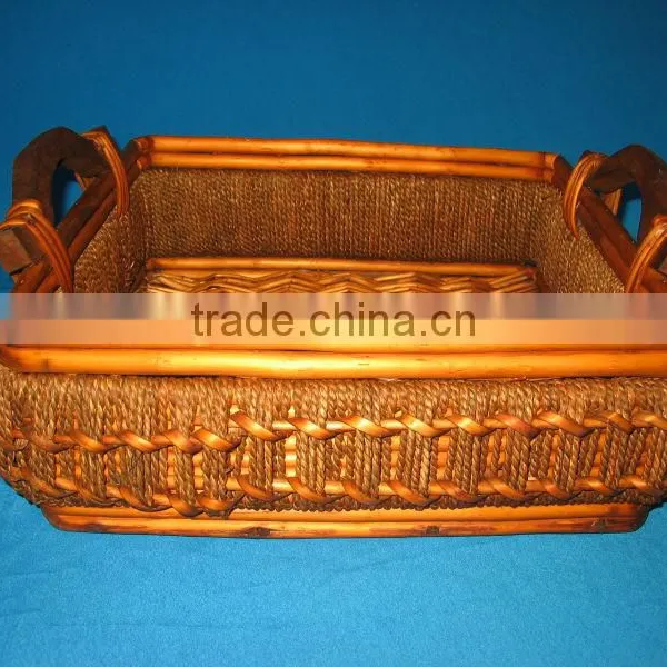 Willow Handmade Disposable White Wicker Tray photo-2